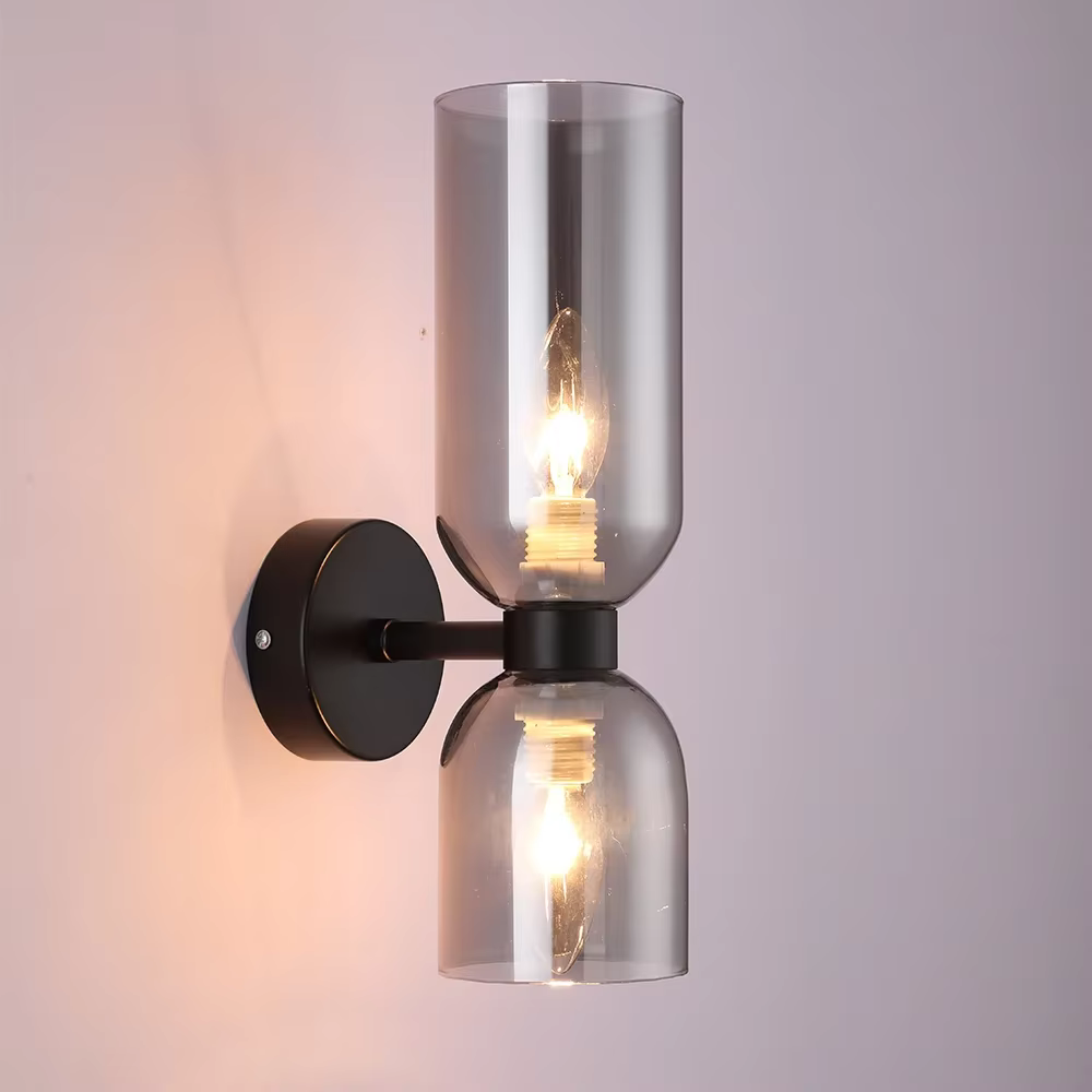 Lampe murale en verre de luxe minimaliste moderne