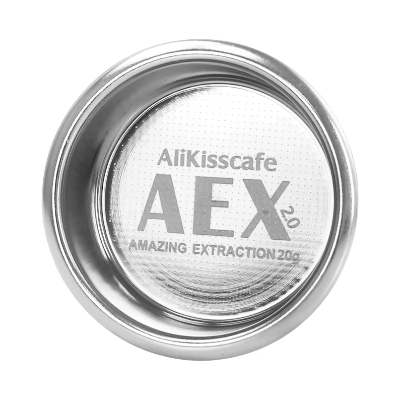 Alikisscafe 58MM panier de filtre à café 18g 22g avec écran de rondelle de 0.2mm pour E61 porte-filtre sans fond expresso Barista accessoires