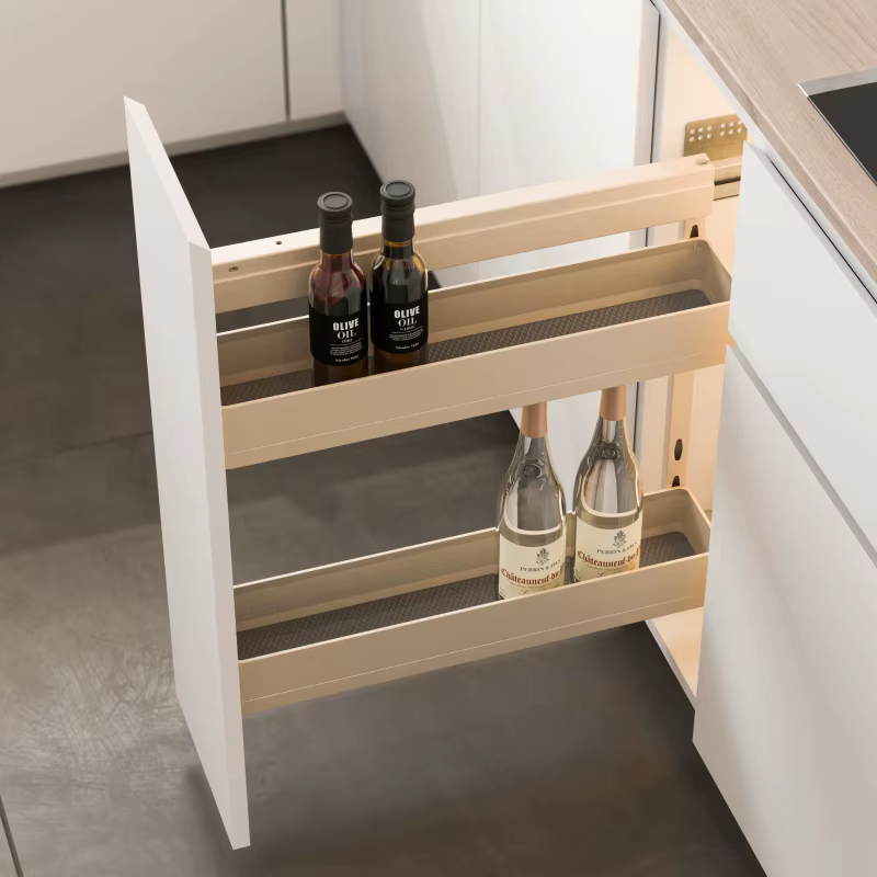 Accessoires de quincaillerie de cuisine couleur Champagne