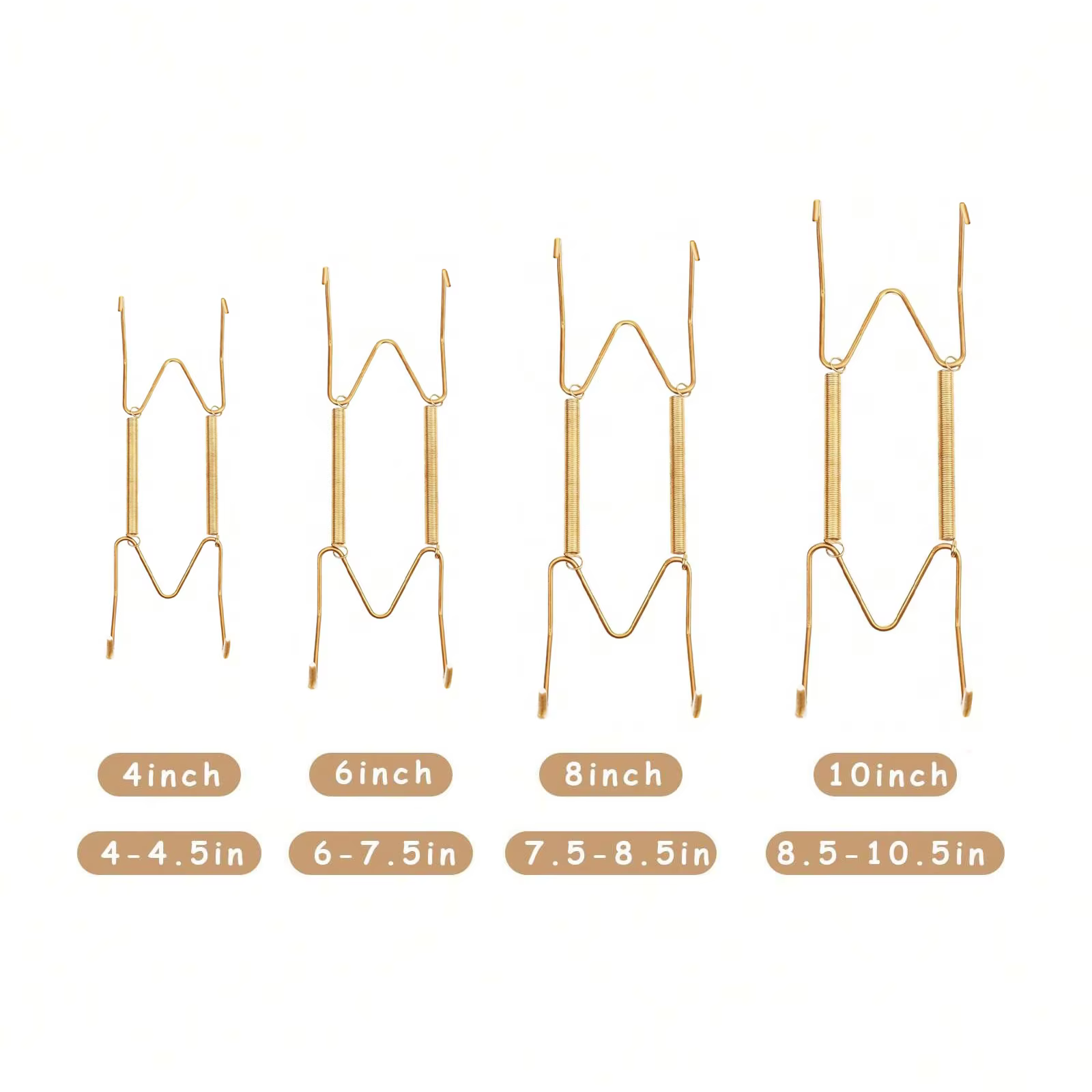 Support de cintres à vaisselle en forme de W