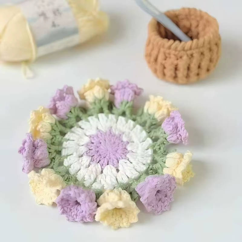 Dessous de verre en Crochet