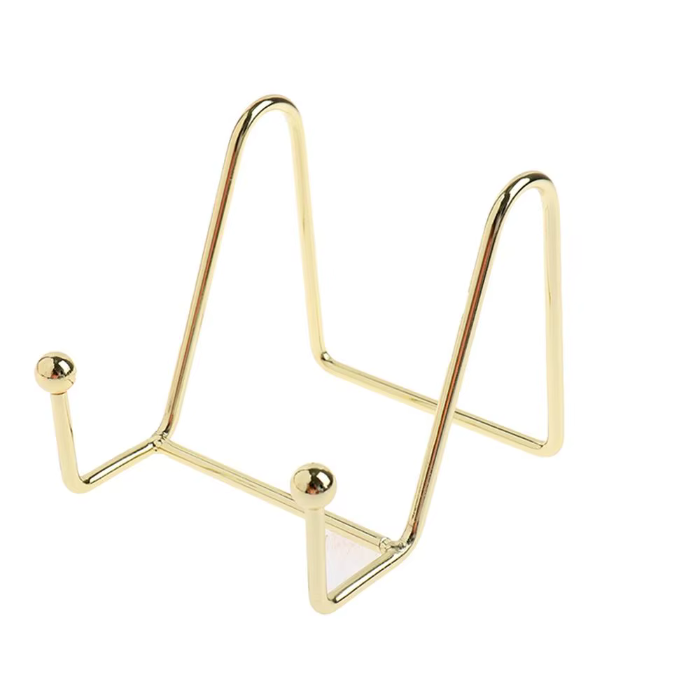 Support de Présentation Décoratif pour Assiettes et Plats en Métal – Présentoir de Table pour Objets Artistiques