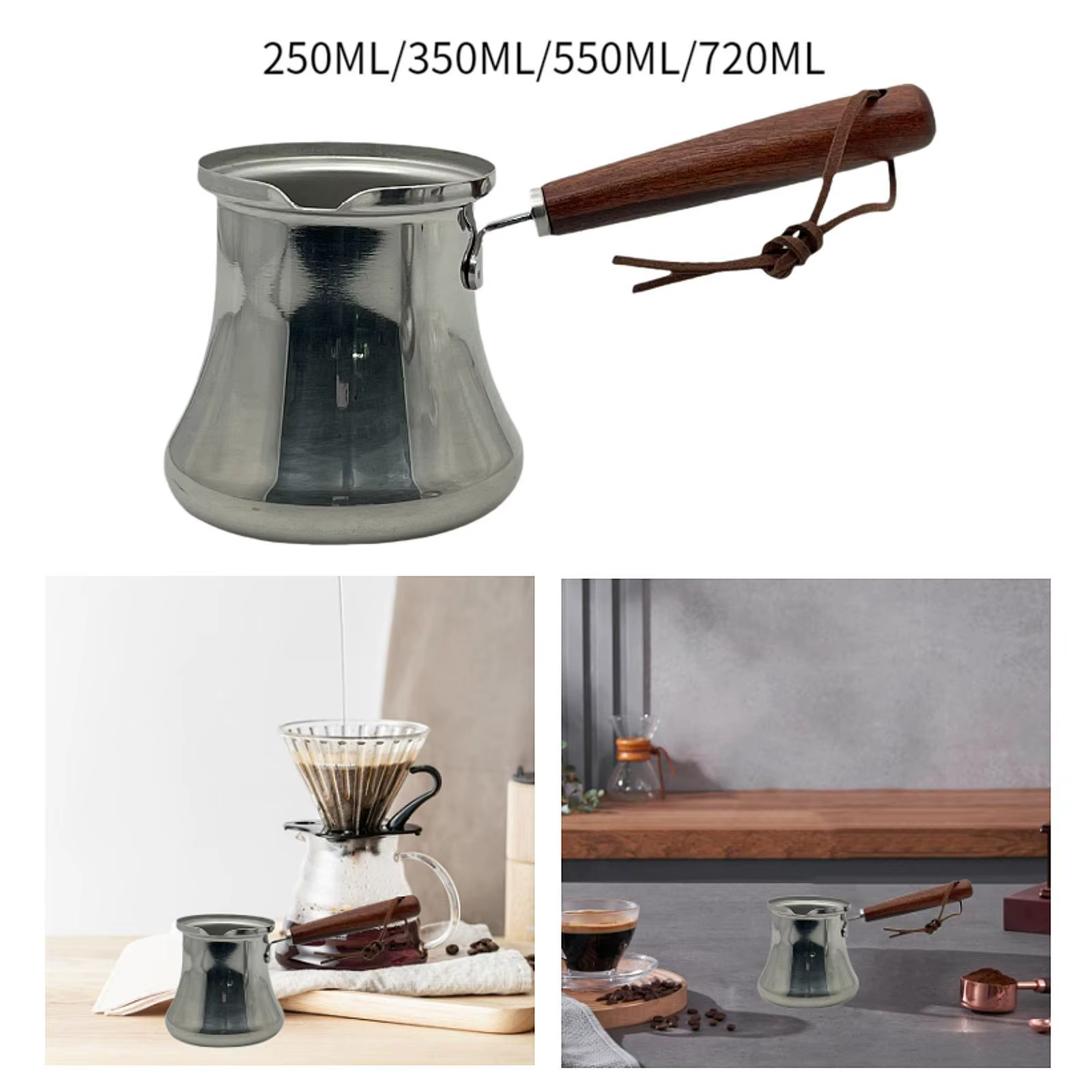 Cafetière turque, sirop d'érable