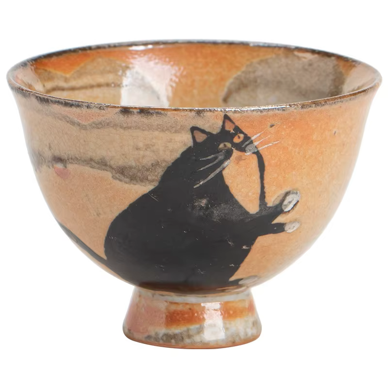 Tasse à thé japonaise rétro Vintage en céramique
