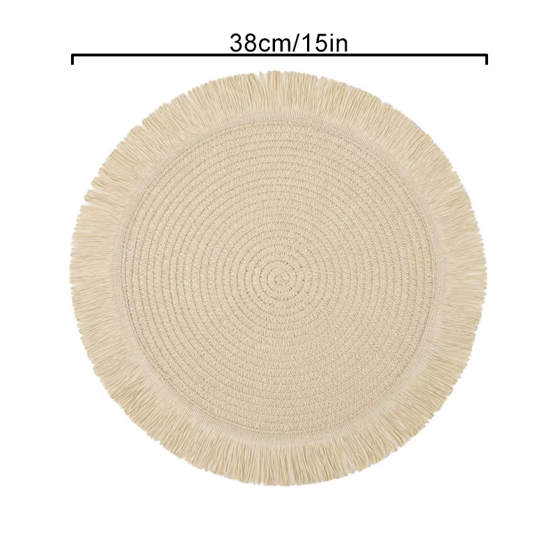Napperon Vintage en Jute et lin