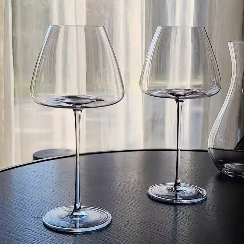Ensemble de verres à vin en cristal de Bourgogne de 720 ml