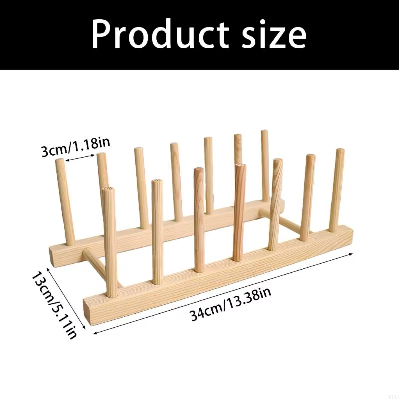 Égouttoir à vaisselle en bois