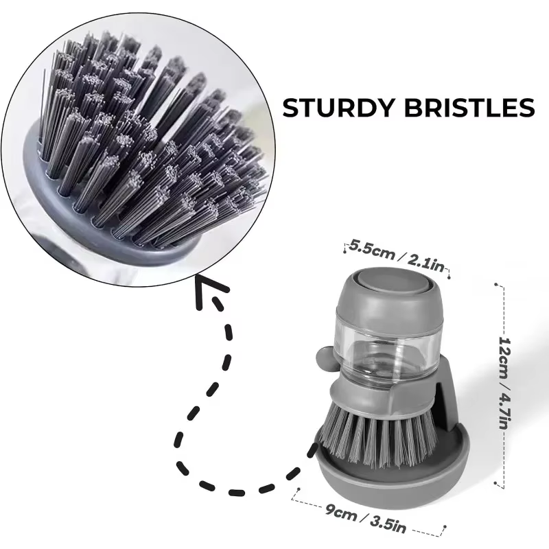 Brosse à vaisselle avec distributeur de savon