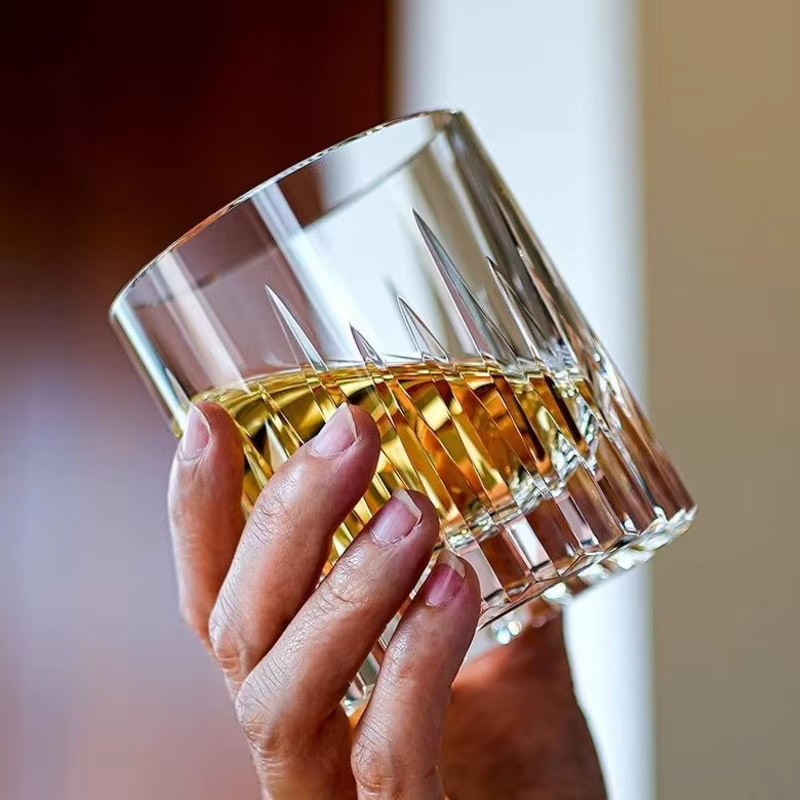K9 cristal verre EDO Kiriko tasse Style japonais gravé à la main verrerie cadeau de mariage Glacier luxe whisky gobelet