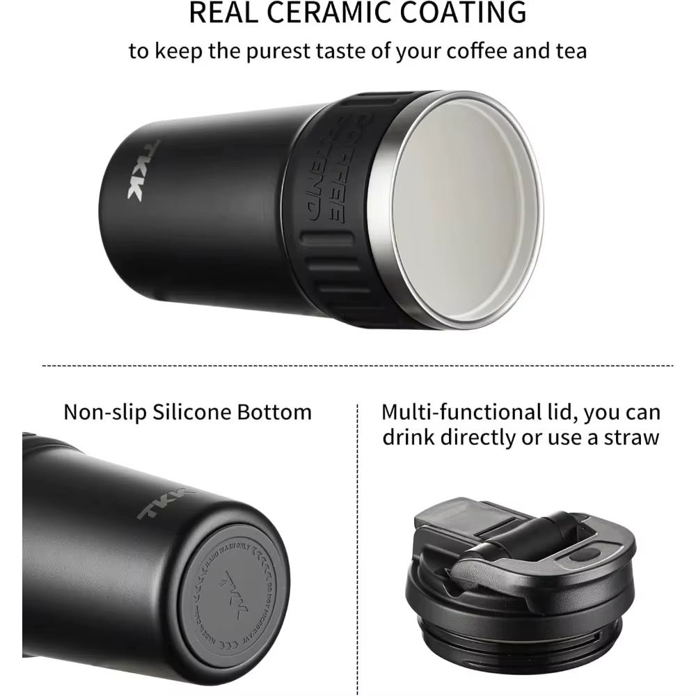 Thermos à café isolé avec revêtement en céramique
