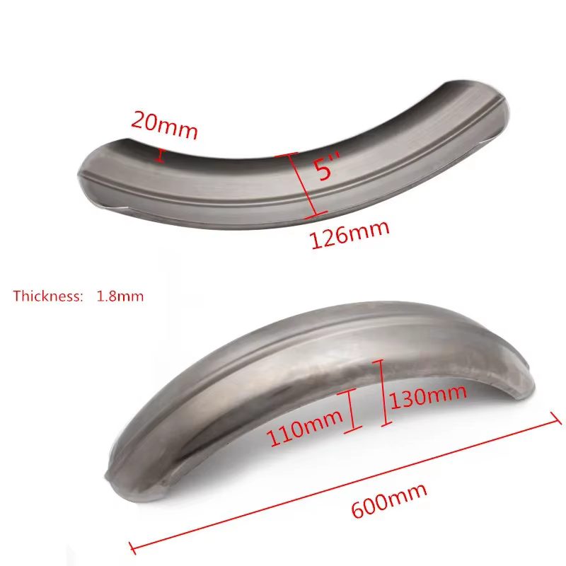 Garde-boue arrière de moto, garde-boue, couvercle de protection, version longue, compatible avec 73Inboulon Bobber Chopper Yamaha TRIUMPH