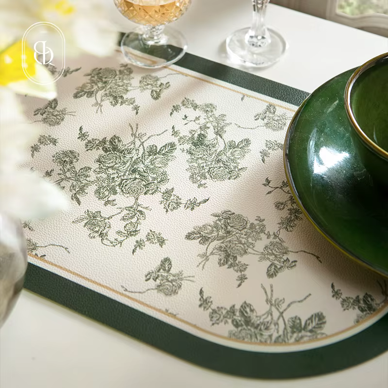 Napperons en cuir français pour Table à manger
