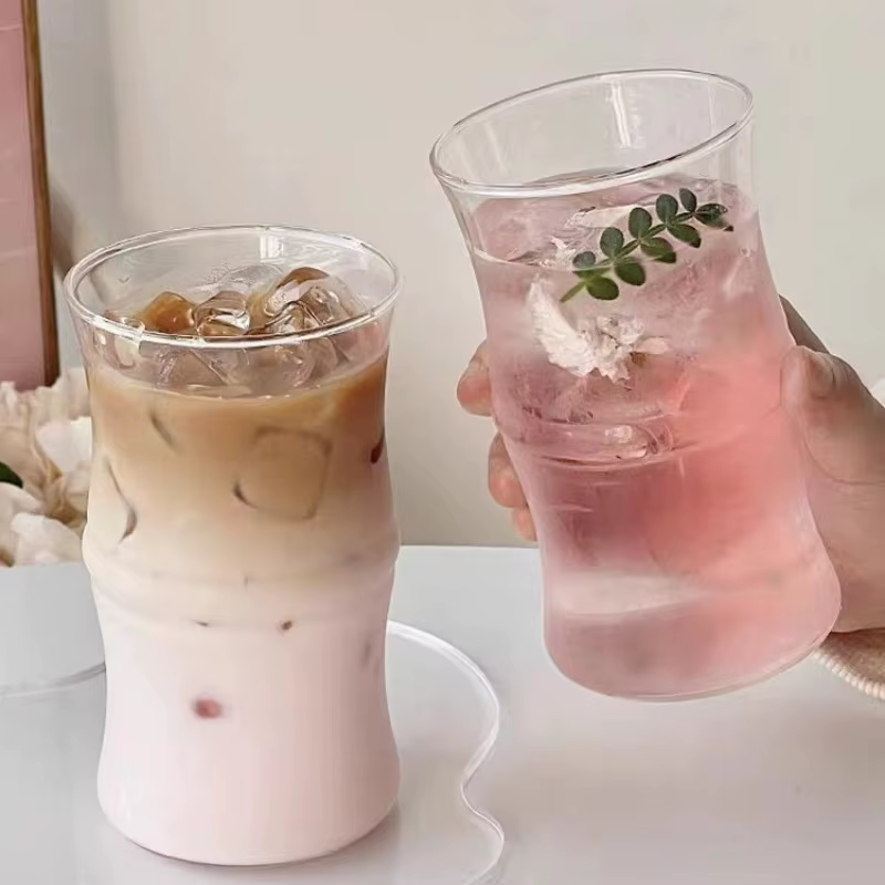 Verre à café en forme de bambou
