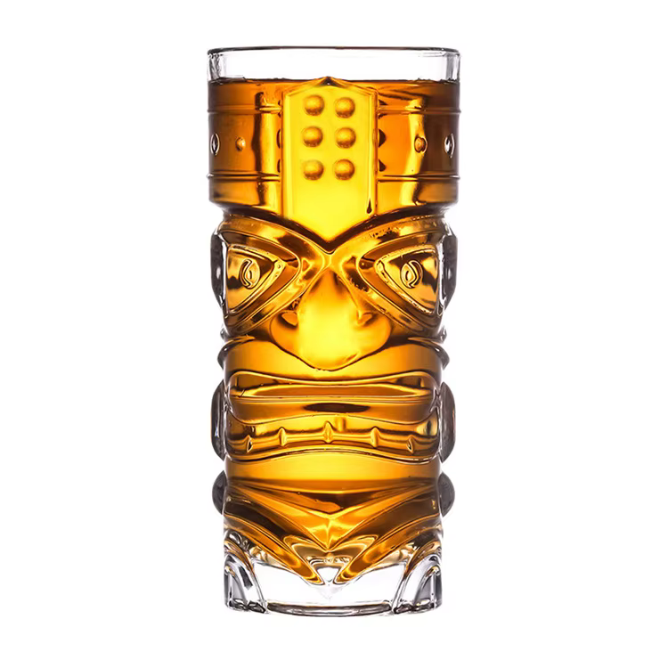Verre cristal grand bar tiki tasse
