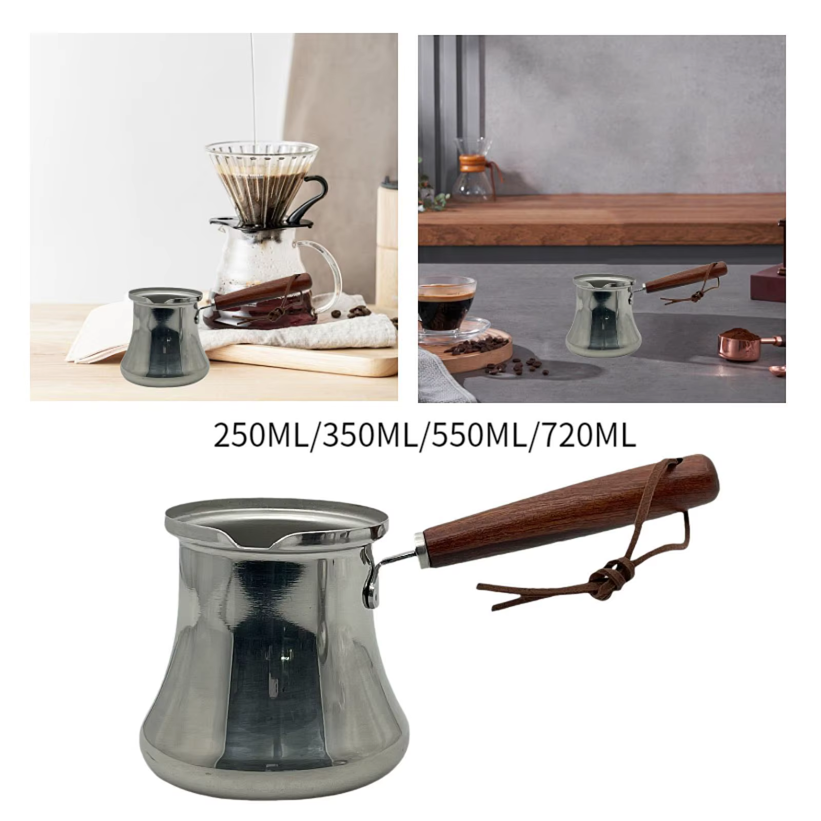 Cafetière turque, sirop d'érable