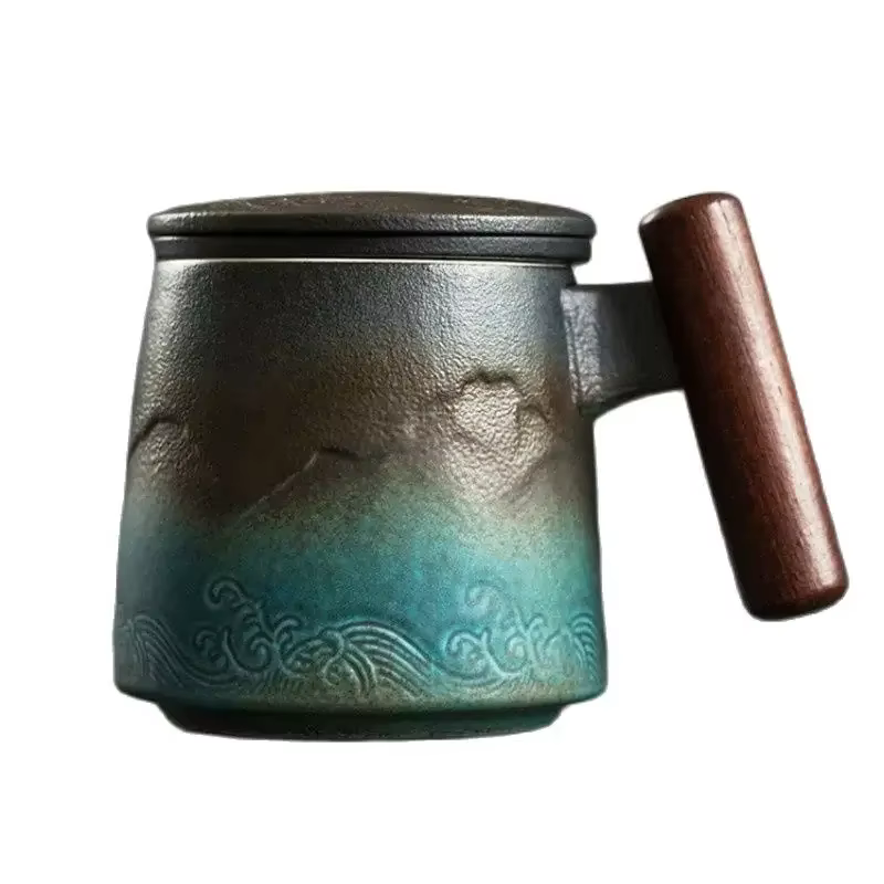 Tasse à café en céramique rétro
