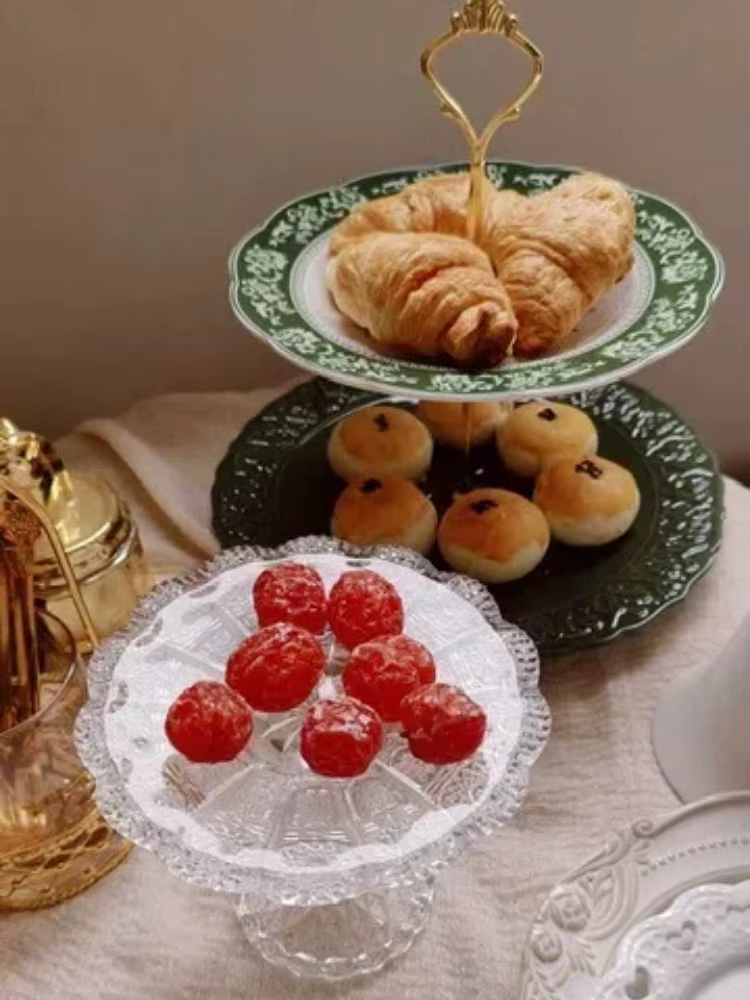 Support à gâteau en cristal