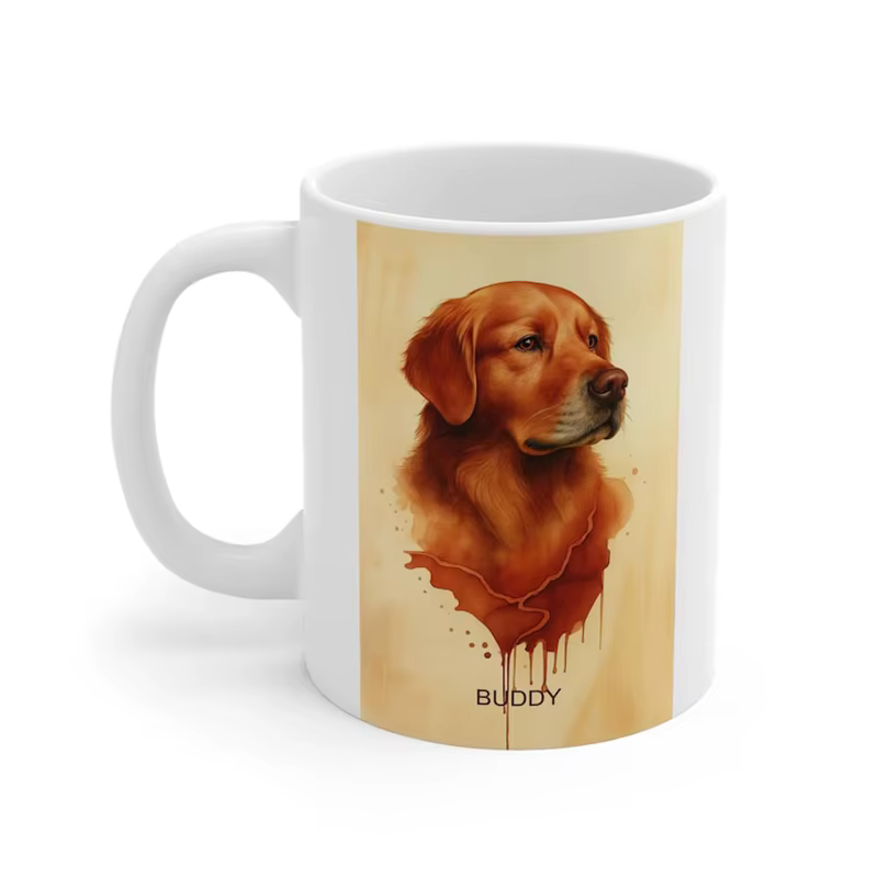 Tasse personnalisée avec Photo de chien