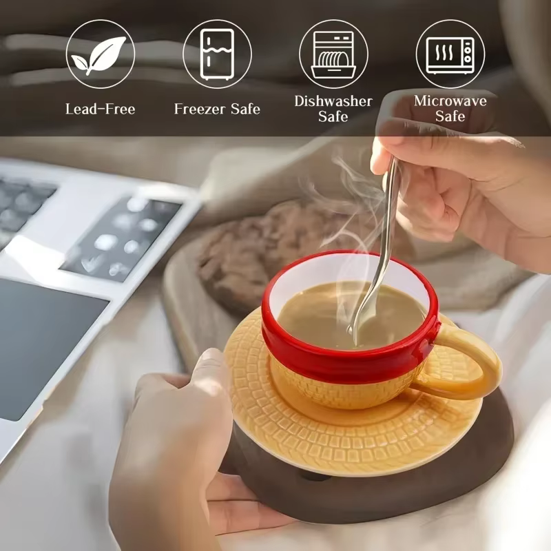 Tasse à café et soucoupe créative Anime