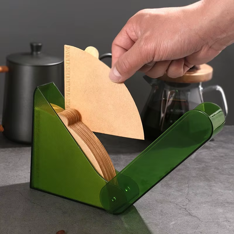 Boîte de support de papier filtre à café