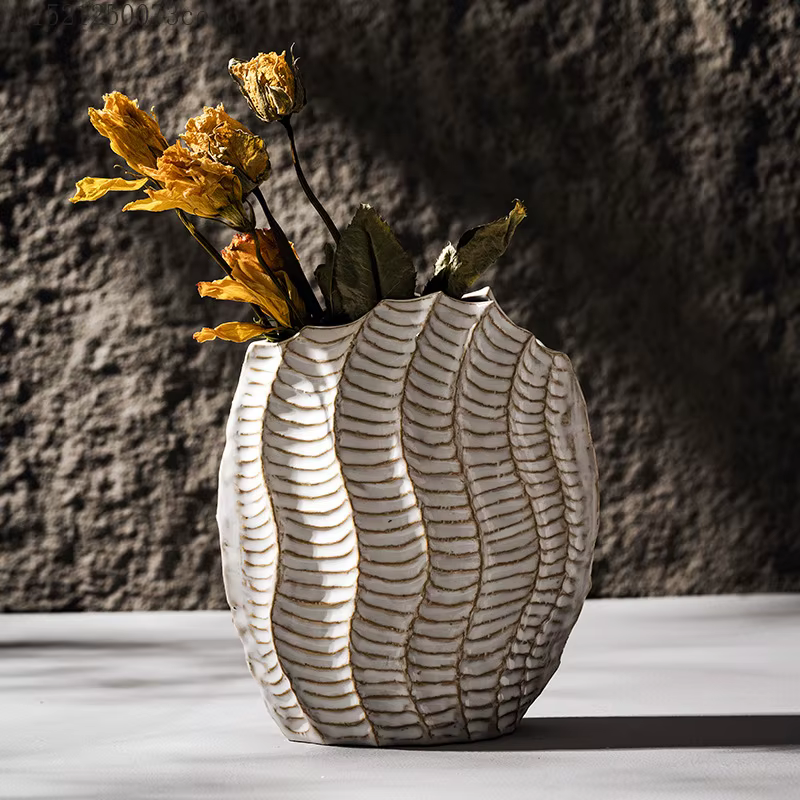 Vase en céramique Vintage Style Wabi Sabi