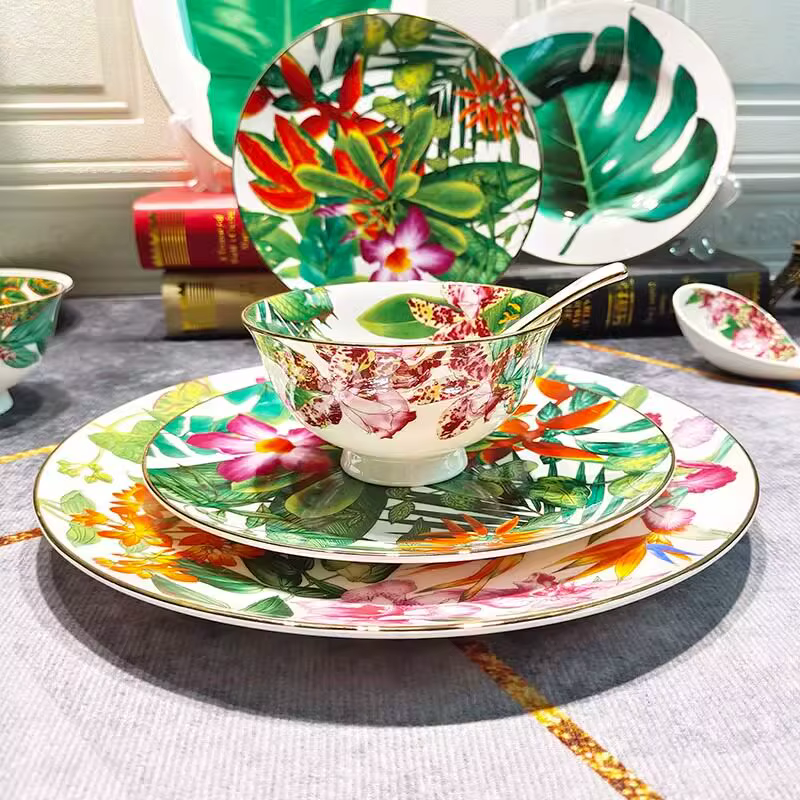 Assiette, bol à riz