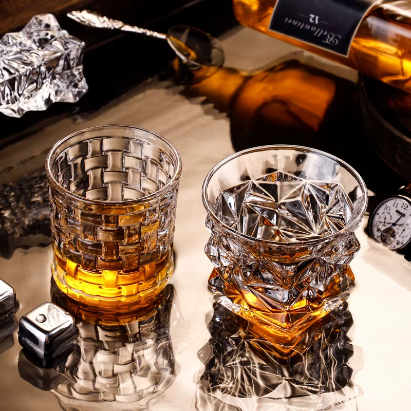 Verres à whisky, verre à whisky gravé