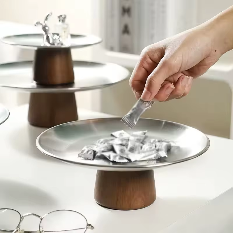Assiettes de Table en acier inoxydable