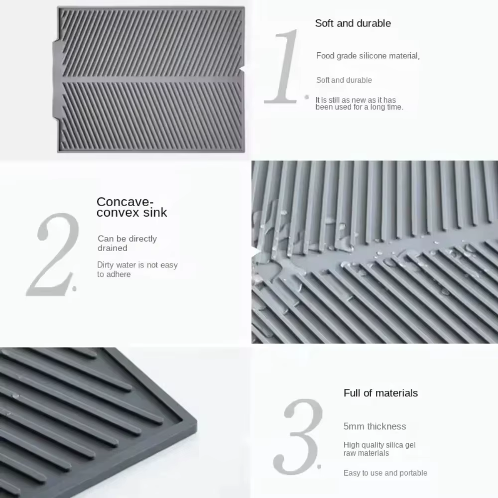 Tapis de drainage pour vaisselle