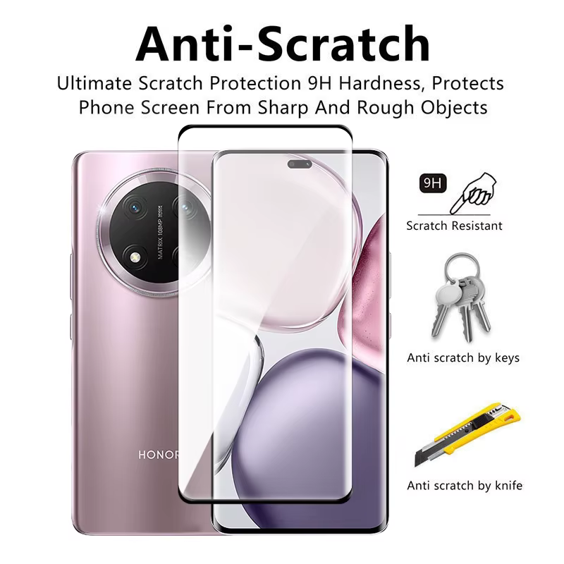 Pour Honor Magic7 Lite 5G verre 3D incurvé couverture complète protecteur d'écran Honor Magic 5 6 7 Lite verre trempé pour Film Magic7 Lite