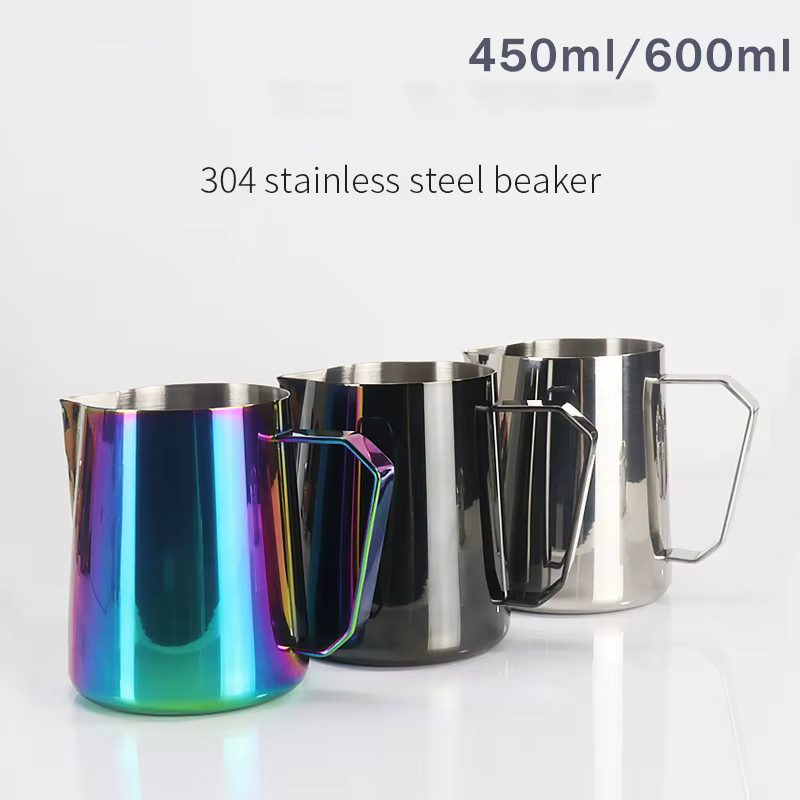 Tasse à café latte art 450ml/600ml en acier inoxydable 304