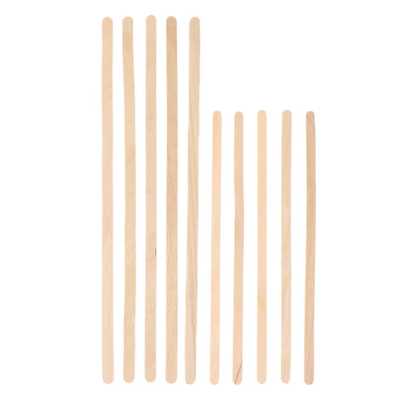 Bâtonnets de café jetables en bois