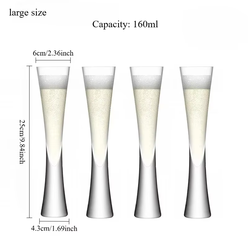 Verres à Champagne sans poignée