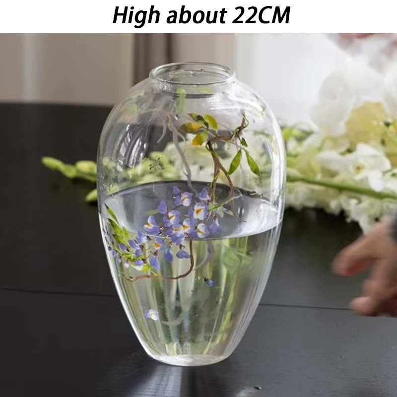 Vases en verre fleurs pièce maîtresse Tables Mariage