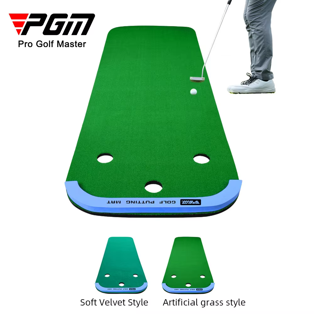Tapis de putting PGM - Pratique de golf en intérieur/extérieur