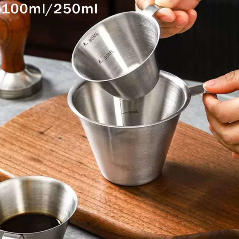 Tasse à mesurer à café en acier inoxydable 100/250ml
