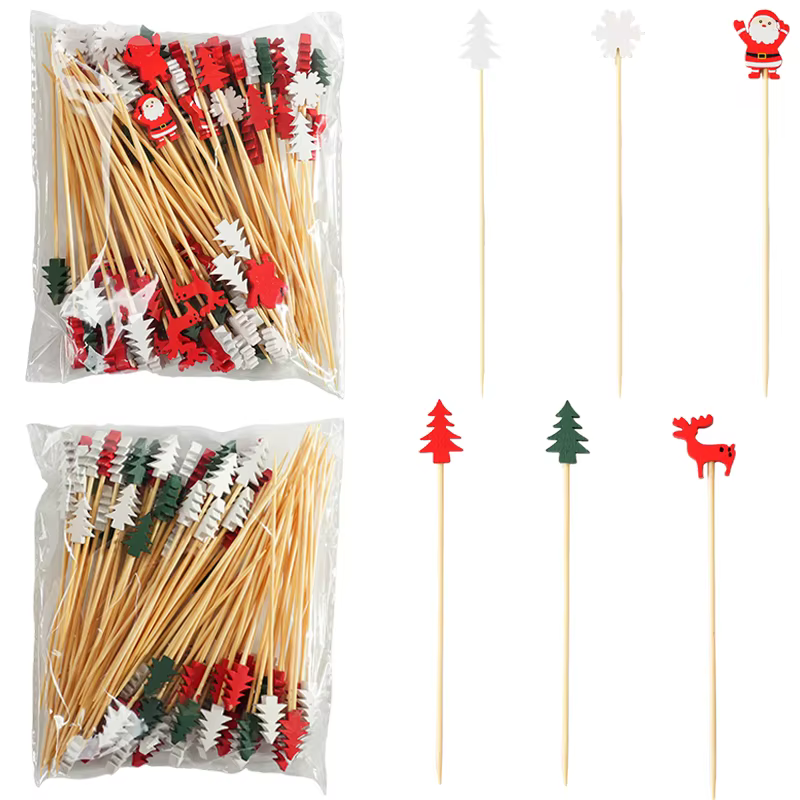 Ensemble d'assiettes rondes de noël