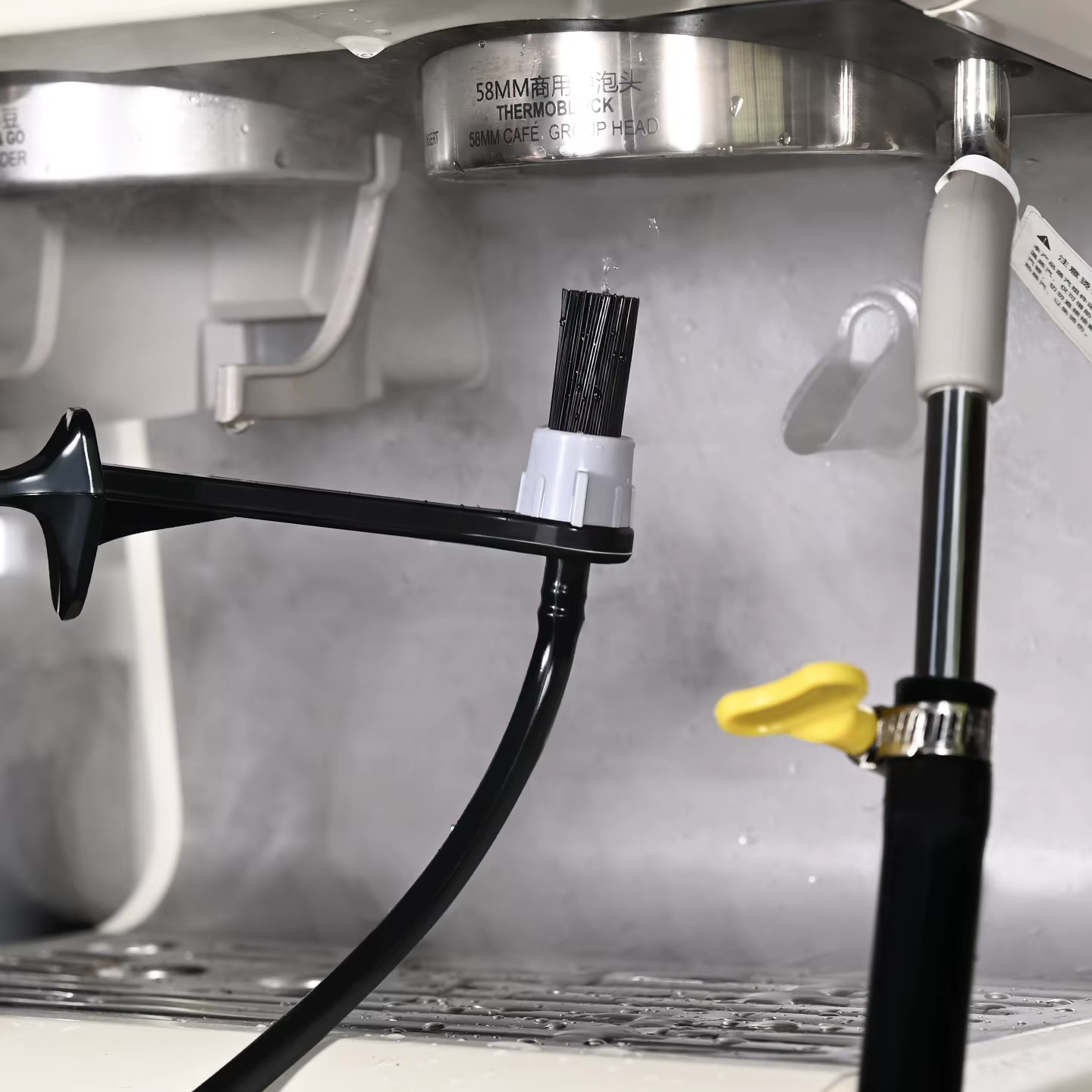 Brosse de nettoyage à la vapeur pour café