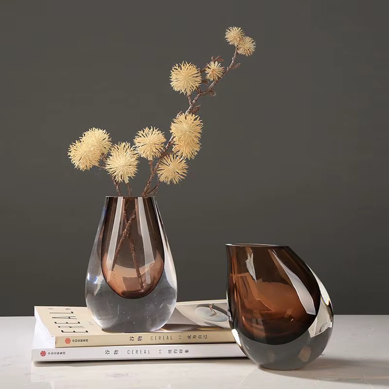 Vase en verre artistique