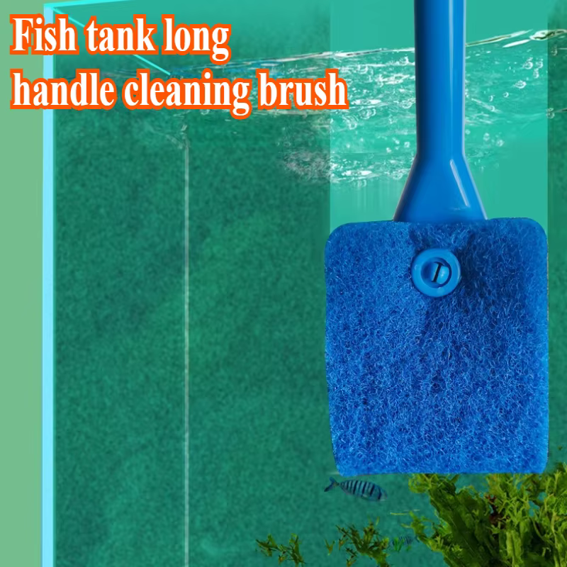 Grattoir d'algues flottant pour aquarium, verre précieux, brosses pour livres de plantes, fenêtre propre, accessoires en éponge, outils