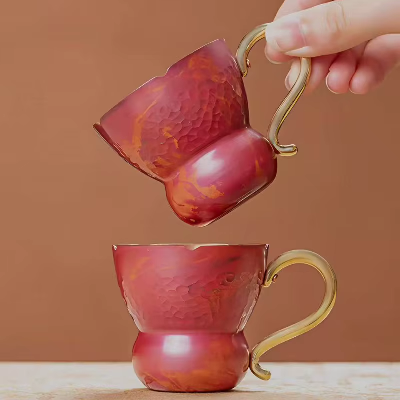 Mini tasse à café en cuivre Vintage