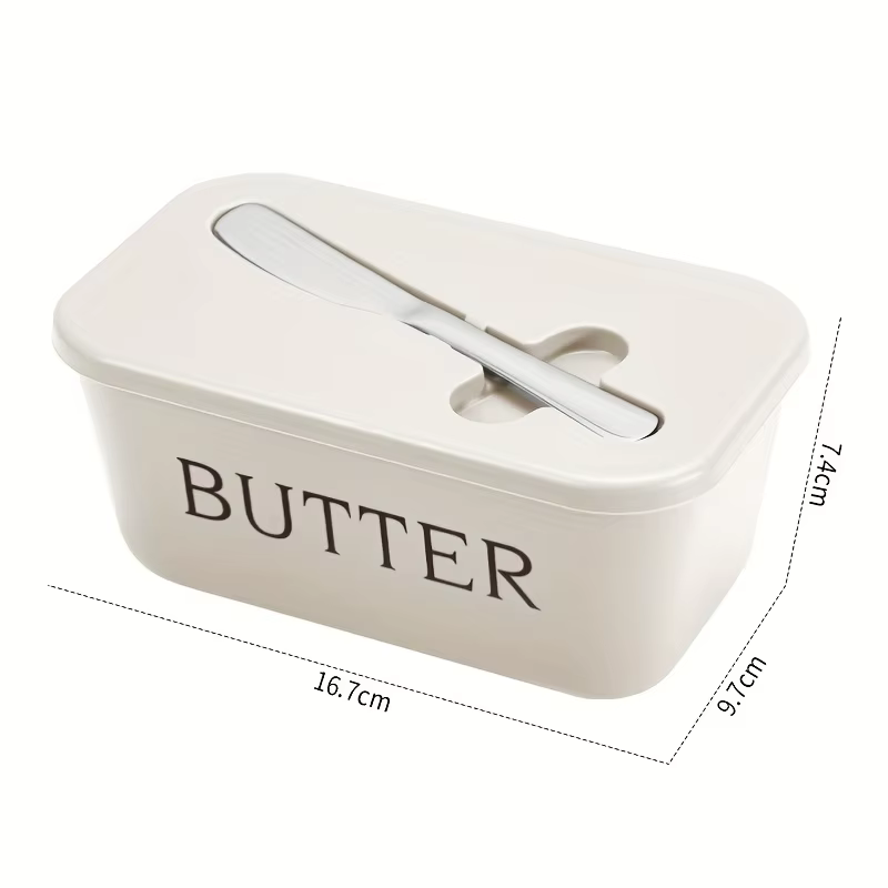 Boîte à beurre avec couteau