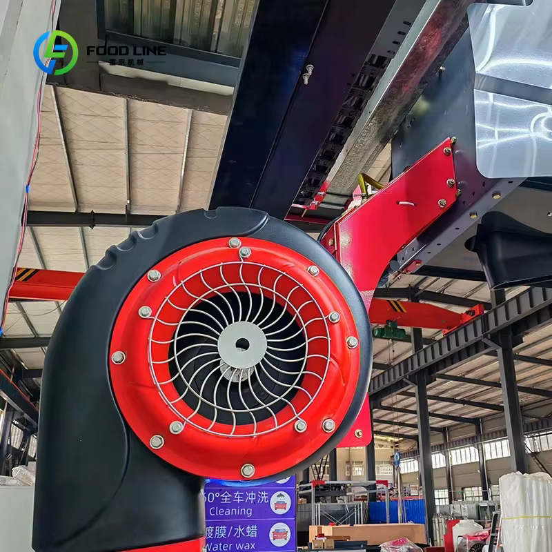 Machine de lavage de voitures de type tunnel à grande vitesse personnalisée, adaptée à tous les modèles de véhicules, lavage continu