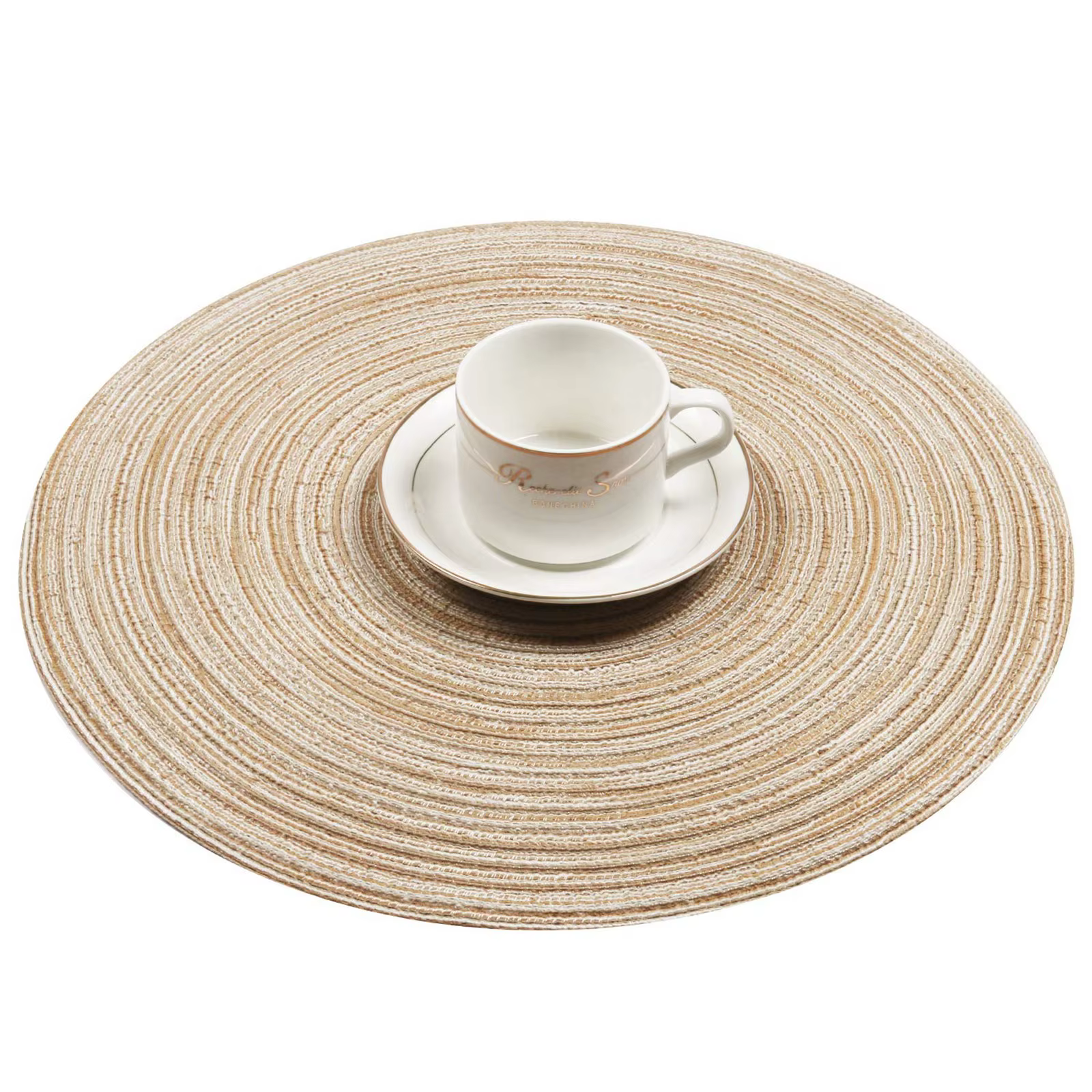 Ensemble de 6 sets de table ronds tressés