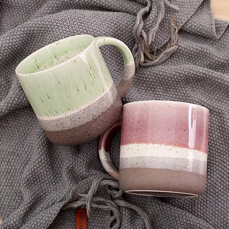 Tasses rétro en céramique grande capacité tasse