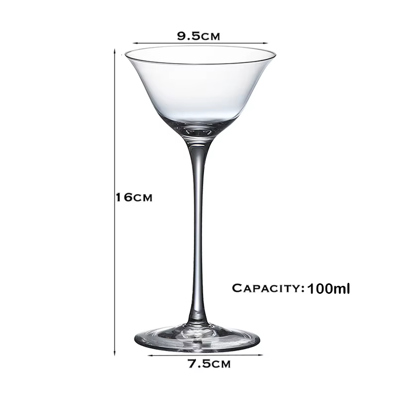 Lot de 4 verres à cocktail de 100ml, 4 pièces, verres à martini