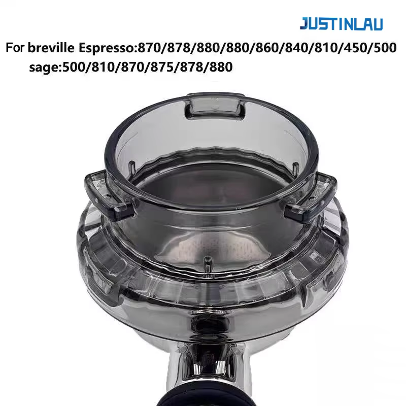 Anneau de dosage de café JUSTINLAU 54MM pour Breville 8 Series Sage Portafilter Accessoires pour expresso Outil