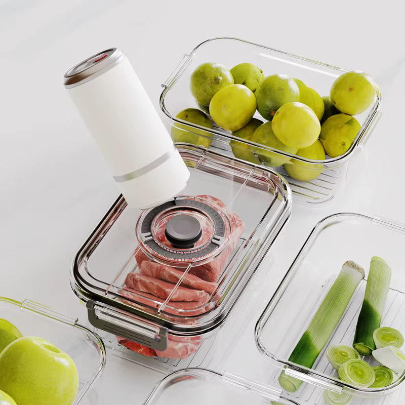 Boîte de stockage des aliments sous vide