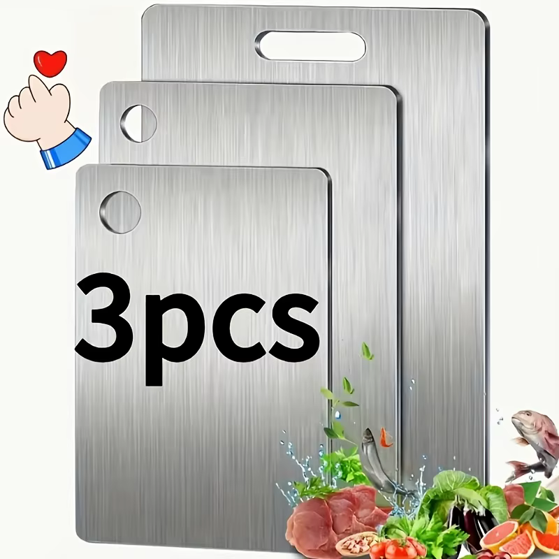 Planches à découper en acier inoxydable