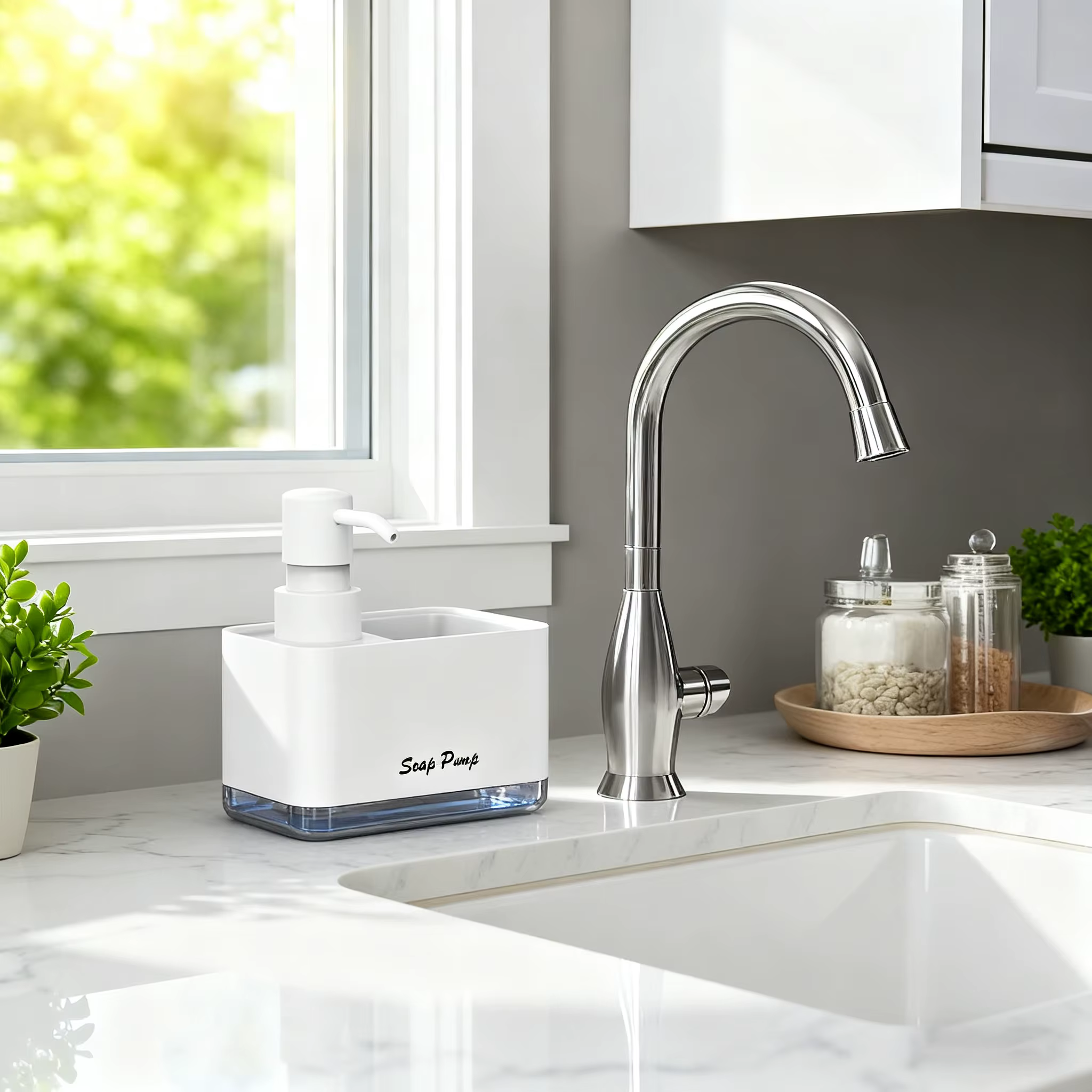 Distributeur de savon à vaisselle pour cuisine